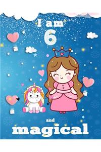 unicorn journal i am 6 and magical