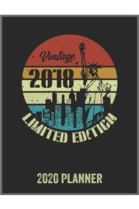 Vintage 2018 Limited Edition 2020 Planner
