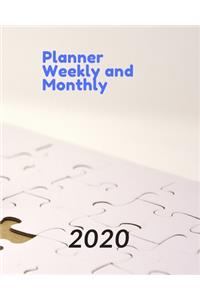 Planner Weekly and Monthly 2020