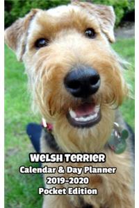 Welsh Terrier Calendar & Day Planner 2019-2020 Pocket Edition