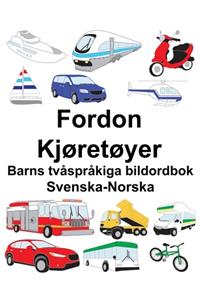 Svenska-Norska Fordon/Kjøretøyer Barns tvåspråkiga bildordbok