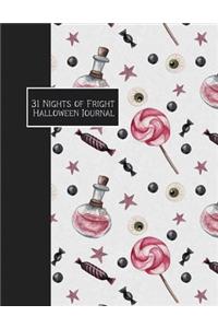 31 Nights of Fright Halloween Journal