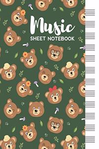 Music Sheet Notebook