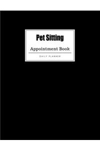 Pet Sitting Appointment Book