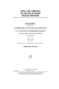 Capital loss, corruption, and the role of western financial institutions