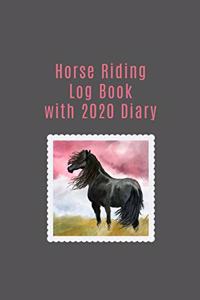 Horse Riding Log Book with 2020 Diary