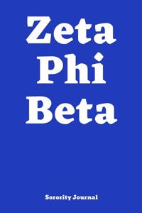 Zeta Phi Beta Sorority Journal