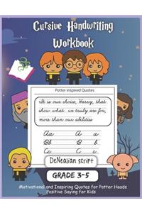 Cursive Handwriting Workbook for Grade 3 to 5+