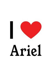 I Love Ariel: Ariel Designer Notebook