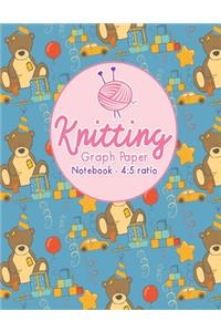 Knitting Graph Paper Notebook - 4