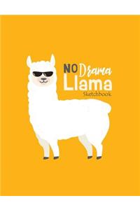 No drama llama sketchbook