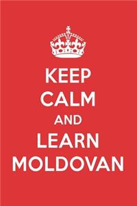 Keep Calm and Learn Moldovan: Moldovan Designer Notebook