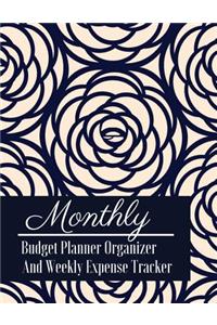 Monthly Budget Planner Organizer And Weekly Expense Tracker