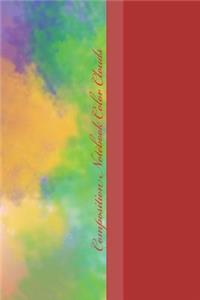 Composition Notebook Color Clouds: Cool Colorclouds Pattern 6 X 9 Wide Ruled Paper Notebook, Appreciation, Quote Journal or Diary Unique Inspirational Gift for Friend or Teacher, Beginning or End of School Year, Retirement, Birthday or Gratitude Pr
