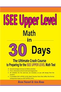 ISEE Upper Level Math in 30 Days