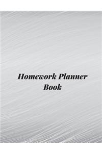 Homework Planner Book: Undated Homework Planner, Student Homework Planner, Study Planner for College Students, Weekly Homework Planner, College Homework Planner 8.5in by 1