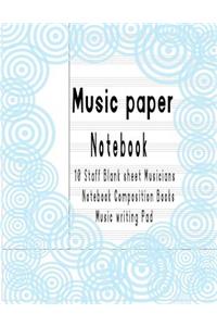 Notebook Music paper