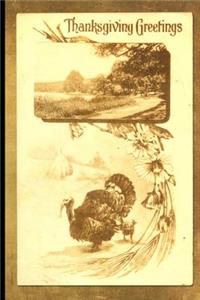 Vintage Thanksgiving Journal