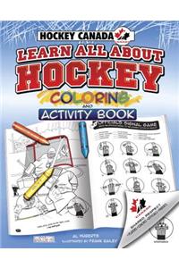 Learn All about Hockey Coloring and Activity Book: Color and Activity