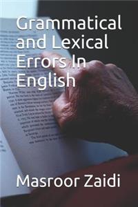 Grammatical and Lexical Errors in English