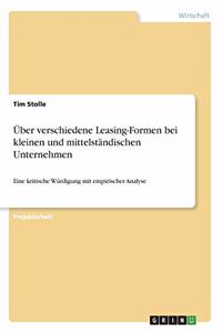 Über verschiedene Leasing-Formen bei kleinen und mittelständischen Unternehmen