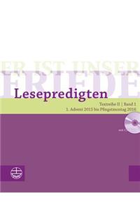 Er Ist Unser Friede. Lesepredigten Textreihe II/Bd. 1 - Broschur + CD