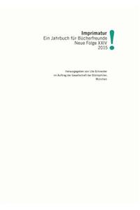 Imprimatur 24 (2015)