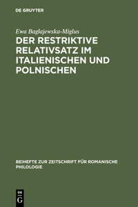 restriktive Relativsatz im Italienischen und Polnischen