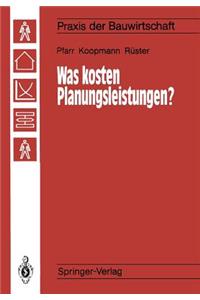 Was kosten Planungsleistungen?