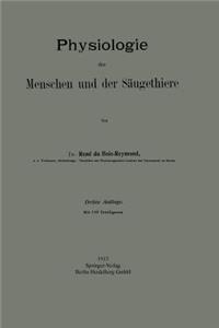 Physiologie Des Menschen Und Der Säugethiere