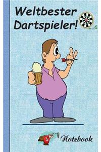 Weltbester Dartspieler - Notizbuch