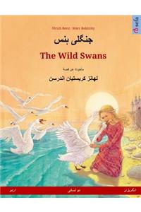 Wild Swans. Bilingual Children's Book Based on a Fairy Tale by Hans Christian Andersen (Urdu - English)