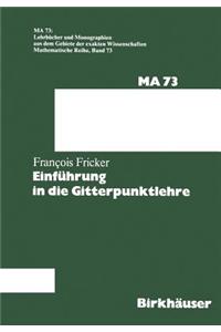 Einführung in Die Gitterpunktlehre