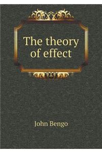 The Theory of Effect