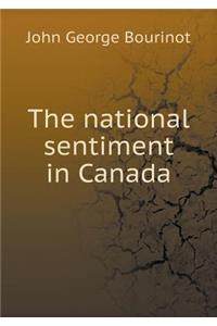 The national sentiment in Canada
