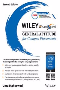 Wiley ExamXpert General Aptitude for Campus Placements