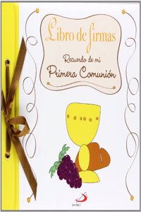 Libro de firmas. Recuerdo de mi Primera Comunion