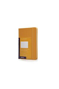 2015 Moleskine Orange Yellow Pocket Diary Weekly Horizontal