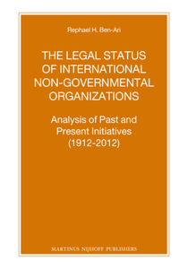 Legal Status of International Non-Governmental Organizations