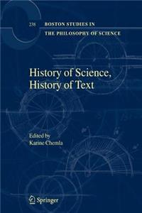 History of Science, History of Text