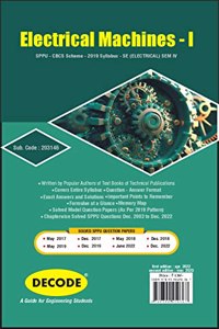 DECODE Electrical Machines I for SPPU 19 Course (SE - II - Electrical - 203146)