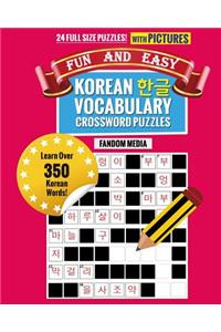 Fun and Easy Korean Vocabulary Crossword Puzzles