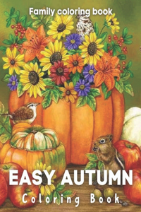 Easy Autumn Coloring Book