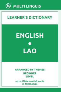 English-Lao Learner's Dictionary (Arranged by Themes, Beginner Level)