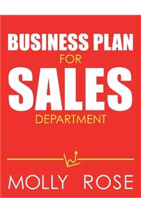 Business Plan For Sales Department