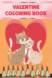 Valentine Coloring Book: Valentine Day Coloring Book for Kids, Toddler and Preschool Coloring page is full of high-quality illustrations in black and white