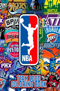 NBA team logos coloring book