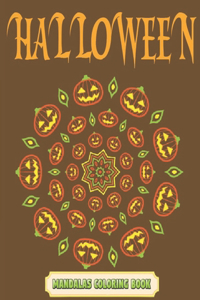 Halloween Mandalas Coloring Book
