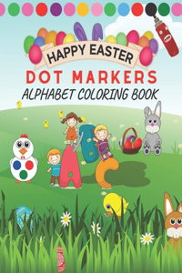 Happy Easter Dot Markers Alphabet Coloring Book