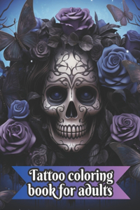 tattoo coloring book for adults